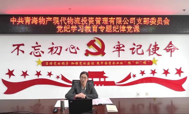 嚴明紀律作風 永葆政治本色——集團黨委書記、董事長劉玲同志講授專題紀律黨課